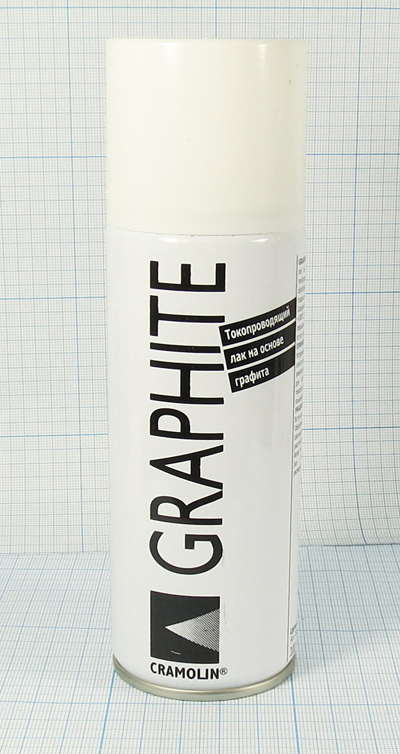лак GRAPHITE\200мл\\токопроводящий\графит основа