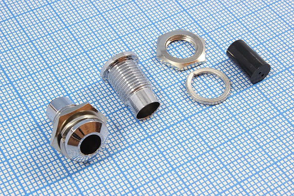 держатель светодиода\ 5мм\ 9x15\\\лат хром\MLH-5-2