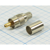 шт RCA\каб\\RG6\мет\Au\R-111A pin gold\обжим