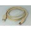 шнур шт USB A-шт USB B\3,0м\сер/пл\сер\USB002-B