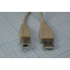 шнур шт USB A-шт USB B\3,0м\Ni/пл\чер\USB04-10\