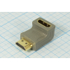 шнур шт HDMI-гн HDMI\0,05м/угл\Au/пл\сер\PR5-892G