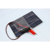 бат солнеч  5В\0,4А\142x 88x8\\зажим&L0,4\QSPZ31\